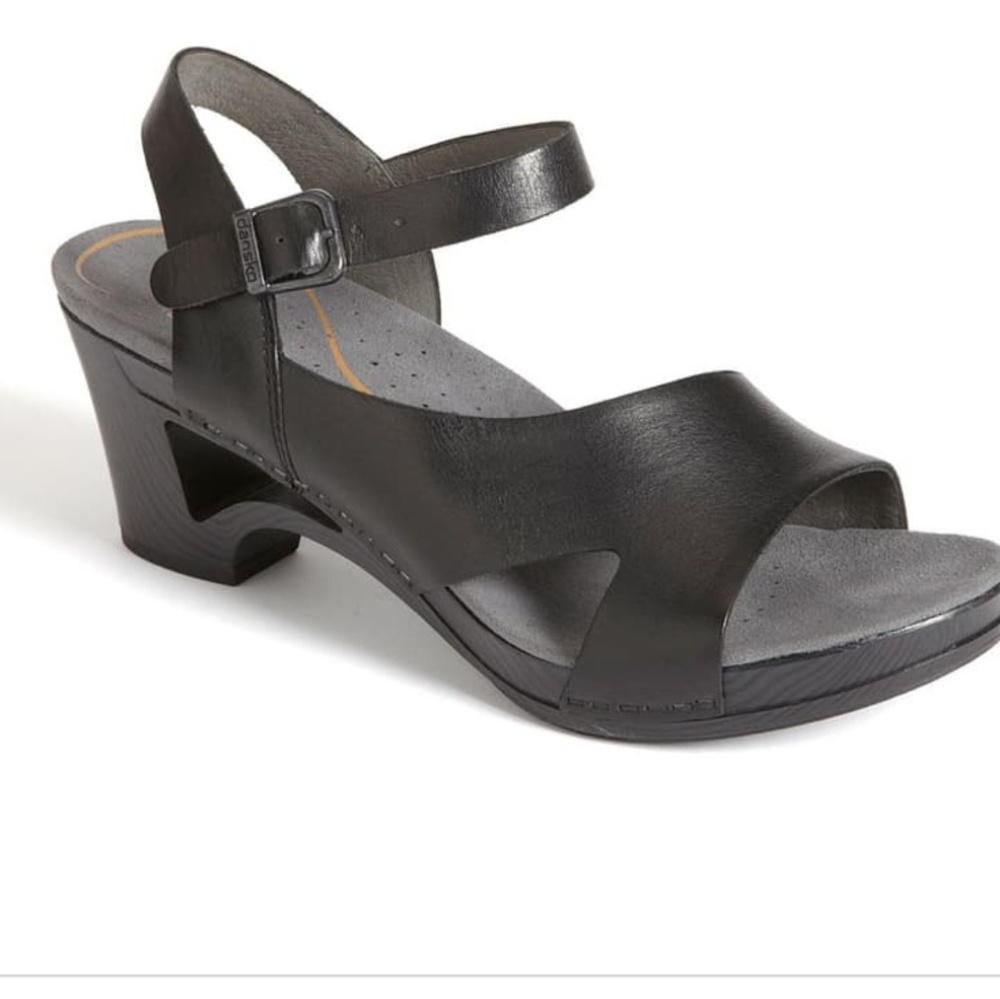 Dansko leather and wood clogs, size 37